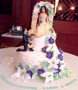 Customized  proposing Engagement Cake
