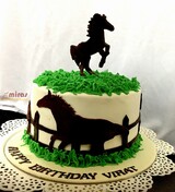 Birthday Cake Horse Theme