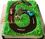Race Track  Birthday Cake