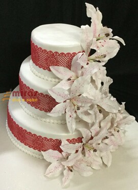 Customized Wedding Cake - R&W Flowers