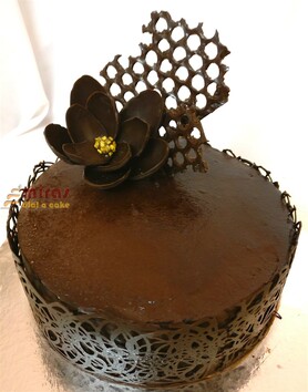 Choco Flower Chocolate Cake