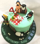 Shaun the Sheep Kid's Birthday Cake
