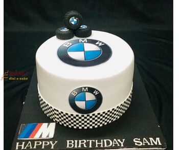 Sleek BMW Birthday Cake