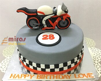 Ride with Attitude Bike Cake