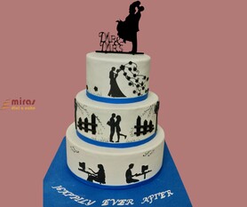 Happily Ever After Wedding Cake ( 2 dummies)