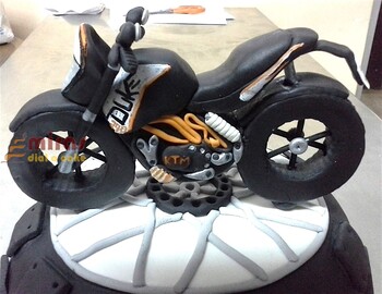 Birthday Cake - Duke Bike  theme