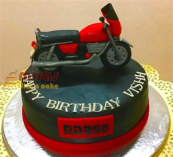 Birthday Cake - 350cc Bike Cake