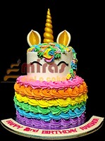 Birthday Cake Unicorn theme Fresh Cream Cake