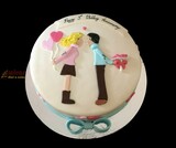 Happy 3rd Anniversary Cake