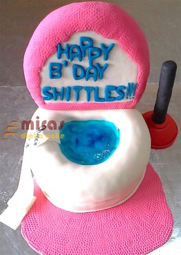 Shittle Funny Birthday Cake