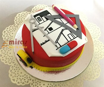 Architect Theme Cake