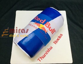 Red Bull Rocks Birthday Cake