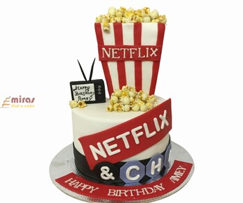 Amy's Netflix Birthday Cake