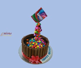 Gravity Defying Gems Birthday Cake