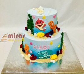 Habi's Baby Shark Birthday Cake