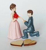 Romantic Couple Cake Topper