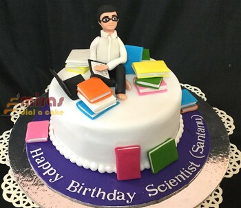 Scientist Theme Cake 1 kg