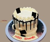 Chocolate Drip Birthday Cake