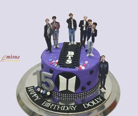 Birthday Cake BTS Theme
