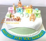Baby Shower Naughty baby Cake