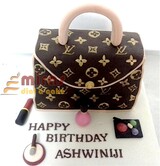 Happy Birthday  LV Bag Cake