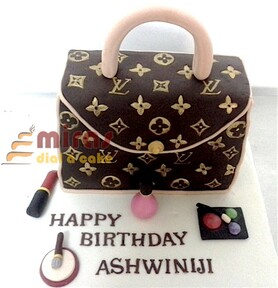 Happy Birthday  LV Bag Cake