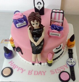 Happy Birthday Sis Cake