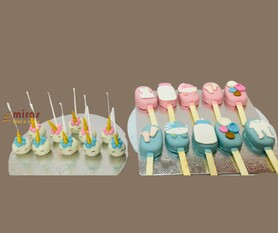 Baby Shower Cakesicles and Cakepops