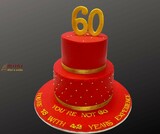 60th Celebration Cake