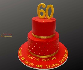 60th Celebration Cake