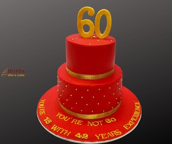 60th Celebration Cake