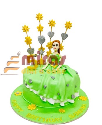 Samana's Barbie Birthday Cake