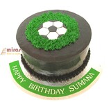 Football theme Chocolate  Birthday Cake