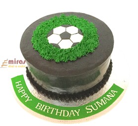 Football theme Chocolate  Birthday Cake