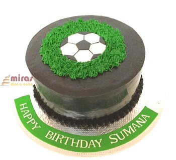 Football theme Chocolate  Birthday Cake