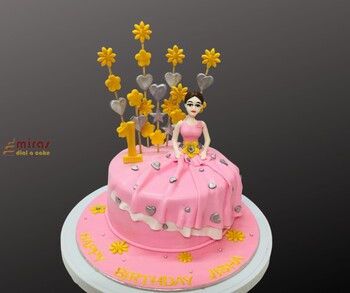 Samana's Barbie Birthday Cake