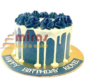 Chocolate drip Birthday Cake
