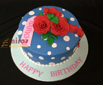 Barkhu's floral cake