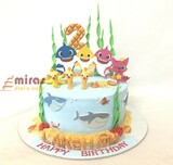 Lakshith's Baby Shark Birthday Cake