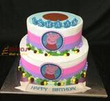 Ishaan's Peppa Birthday Cake