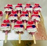 Blue and pink  Dress Cakesicles 10 pieces