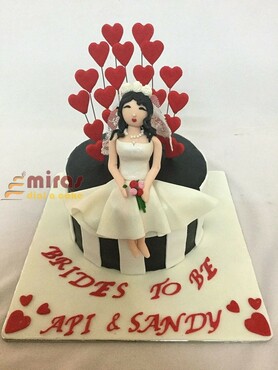Customized Bridal Shower Cake