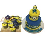 My Minion Desert Table ( 2 kg Cake, 10 Cupcakes)