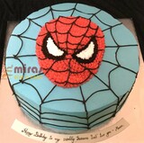 Birthday Spiderman Theme Cake