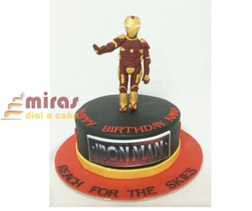 Iron Man Super Hero Cake