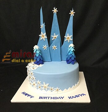 Simple Frozen Birthday Cake