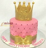 Sridevi's Crown Birthday Cake