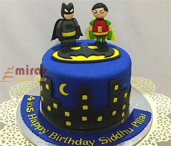 Cute Batman Robin Cake