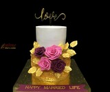 Happy LIfe Wedding Cake