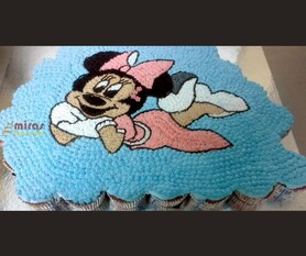 Pullapart Minnie Mouse Birthday Cake